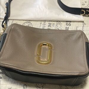 Marc Jacobs Two-Tone Leather Crossbody Bag
